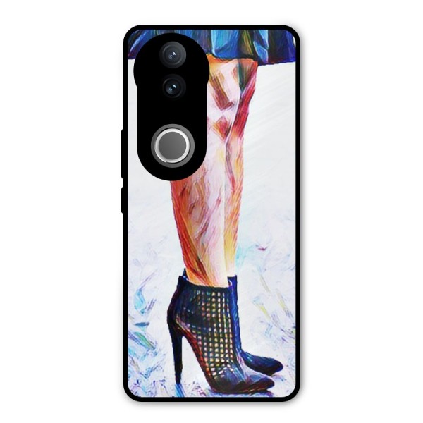 Sassy Heels Metal Back Case for Vivo V50e