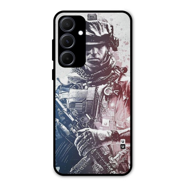 Saviour Metal Back Case for Galaxy A35