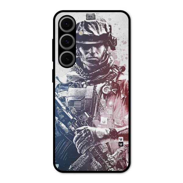 Saviour Metal Back Case for Galaxy S24 FE
