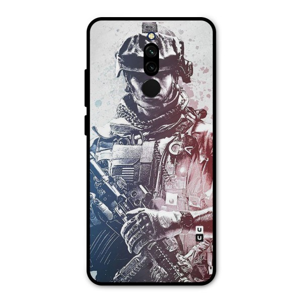 Saviour Metal Back Case for Redmi 8