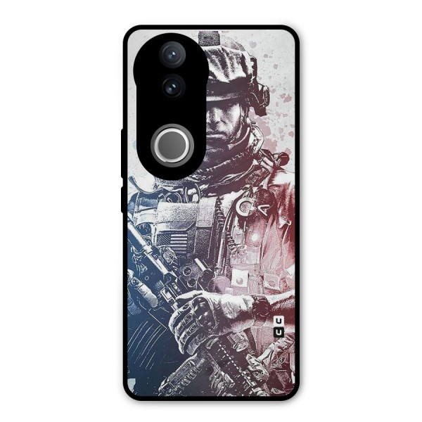 Saviour Metal Back Case for Vivo V50e