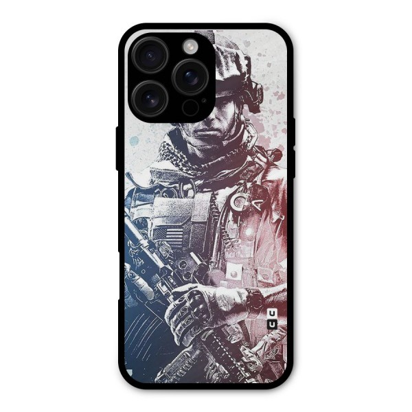 Saviour Metal Back Case for iPhone 16 Pro Max