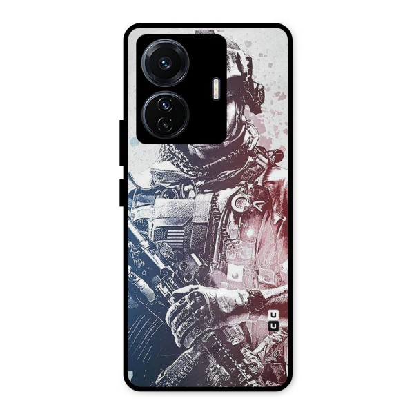 Saviour Metal Back Case for iQOO Z6