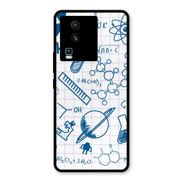 Science Notebook Metal Back Case for iQOO Neo 7