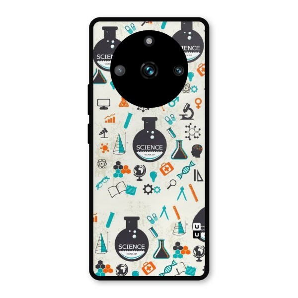 Science Side Metal Back Case for Realme 11 Pro Plus