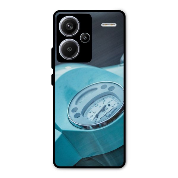 Scooter Meter Metal Back Case for Redmi Note 13 Pro Plus