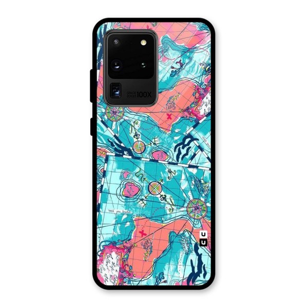 Sea Adventure Glass Back Case for Galaxy S20 Ultra