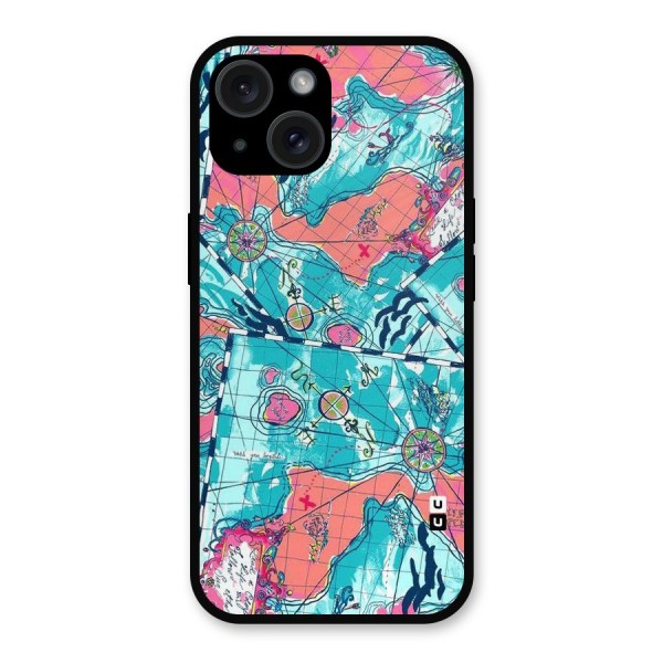 Sea Adventure Metal Back Case for iPhone 15