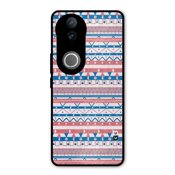 Seamless Ethnic Pattern Metal Back Case for iQOO Z10R