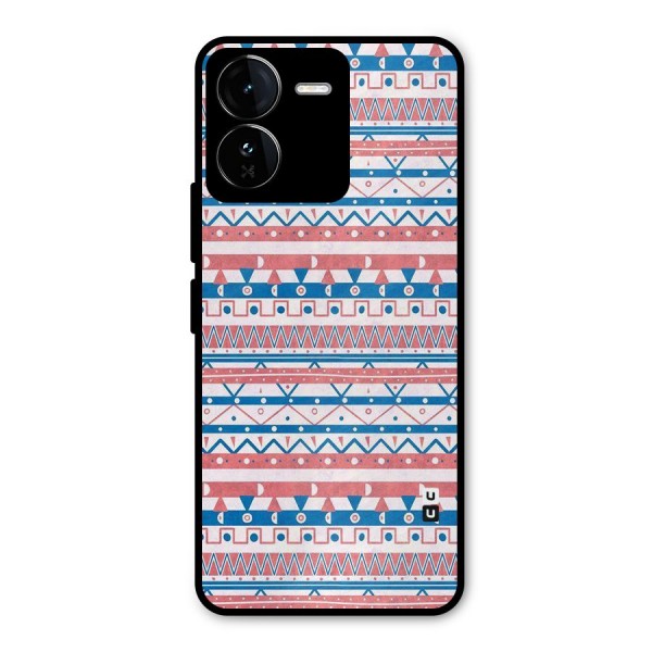 Seamless Ethnic Pattern Metal Back Case for iQOO Z9