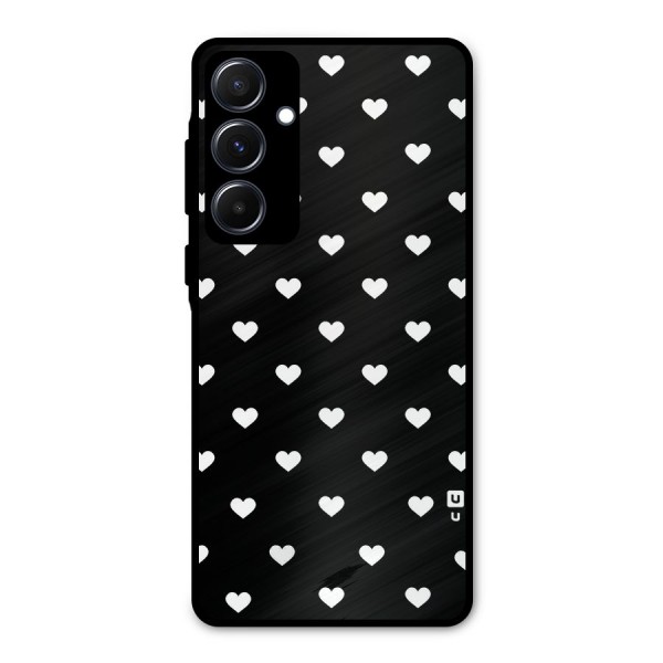 Seamless Hearts Pattern Metal Back Case for Galaxy A55