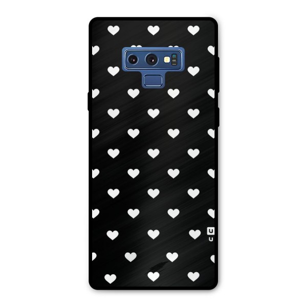 Seamless Hearts Pattern Metal Back Case for Galaxy Note 9