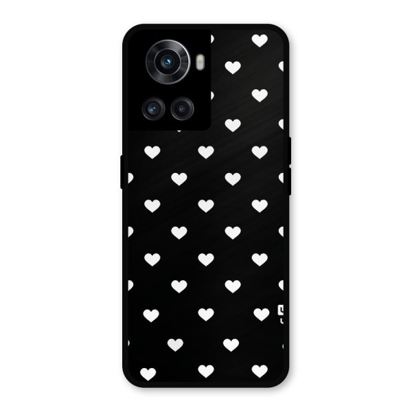 Seamless Hearts Pattern Metal Back Case for OnePlus 10R