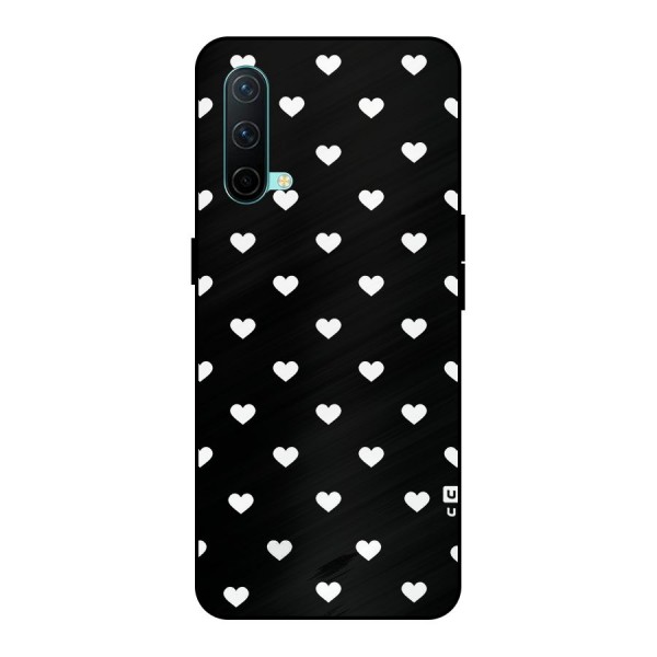 Seamless Hearts Pattern Metal Back Case for OnePlus Nord CE 5G