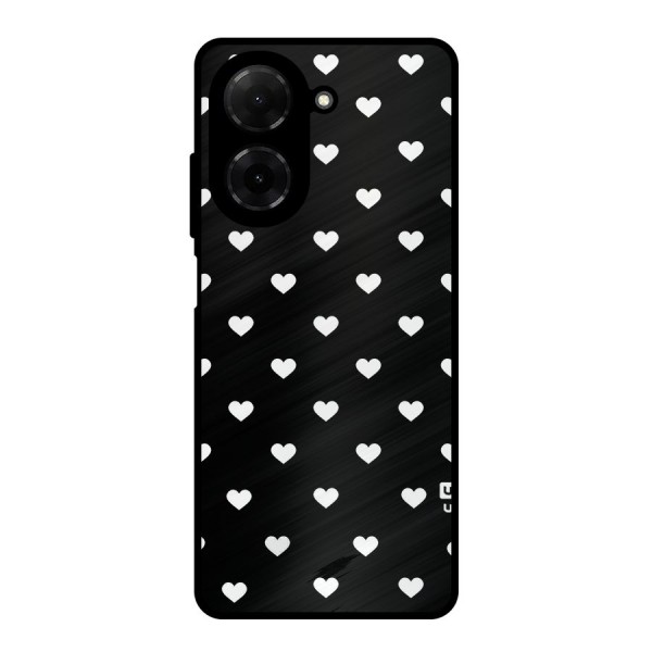 Seamless Hearts Pattern Metal Back Case for Poco C71