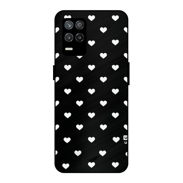 Seamless Hearts Pattern Metal Back Case for Realme 9 5G