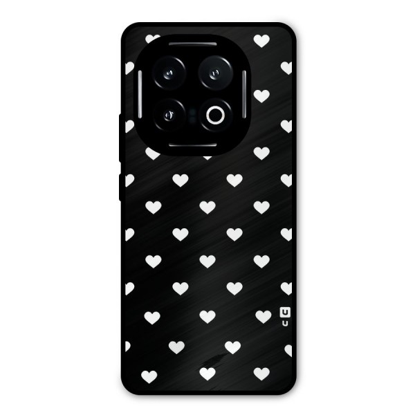 Seamless Hearts Pattern Metal Back Case for iQOO 13