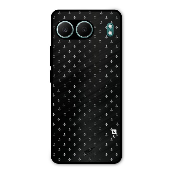 Seamless Small Anchors Pattern Metal Back Case for OnePlus Nord 4