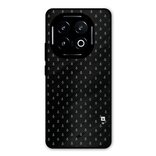 Seamless Small Anchors Pattern Metal Back Case for iQOO 13