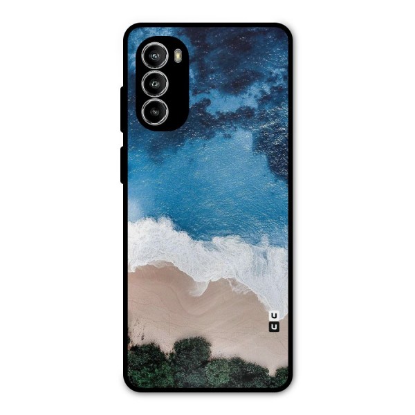 Seaside Metal Back Case for Moto G82