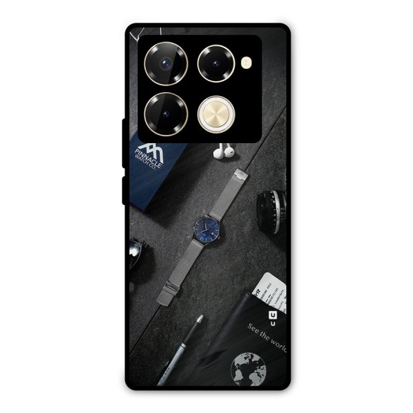 See The World Metal Back Case for Infinix Note 40 Pro Plus