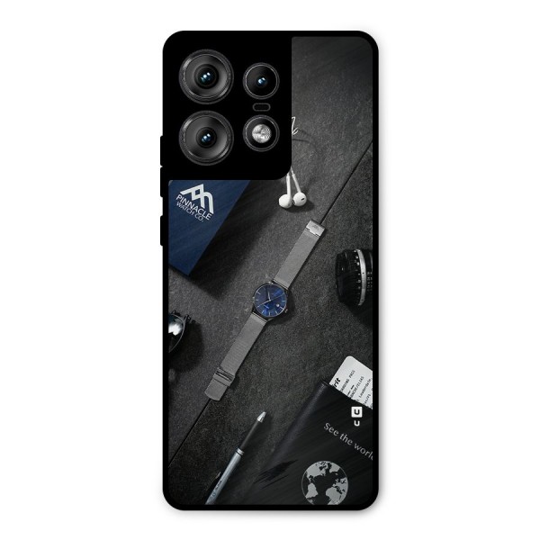 See The World Metal Back Case for Motorola Edge 50 Pro
