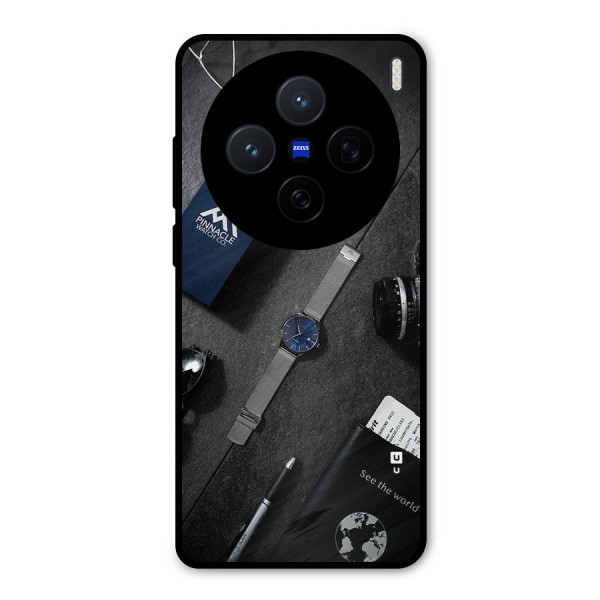 See The World Metal Back Case for Vivo X200