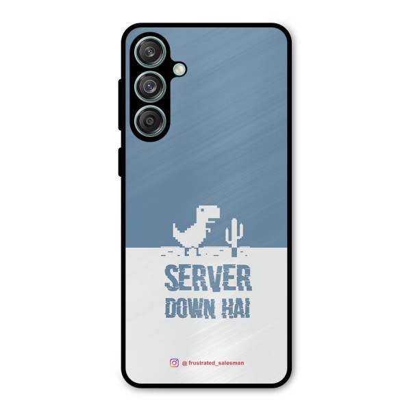 Server Down Hai SteelBlue Metal Back Case for Galaxy M55 5G