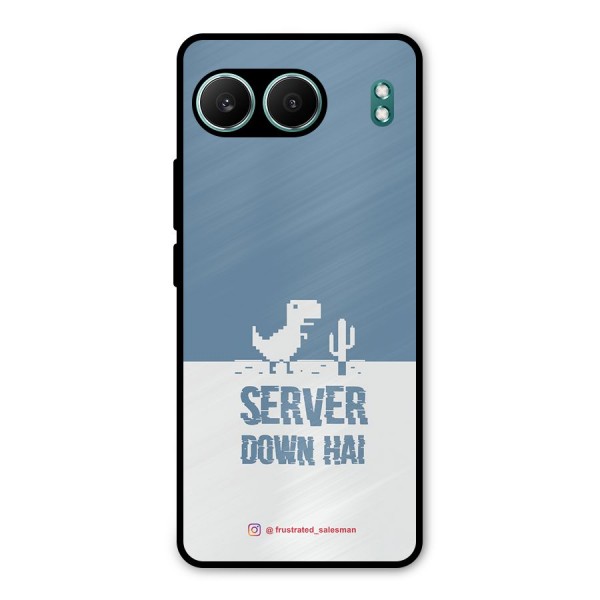 Server Down Hai SteelBlue Metal Back Case for OnePlus Nord 4