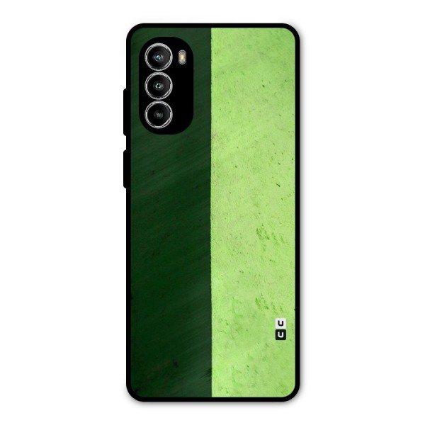 Shades Half Metal Back Case for Moto G52