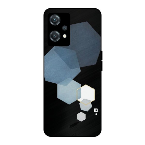 Shades Of Blue Shapes Metal Back Case for OnePlus Nord CE 2 Lite 5G
