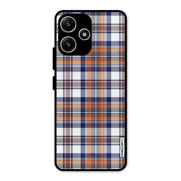 Shades Of Check Metal Back Case for Redmi 12 5G