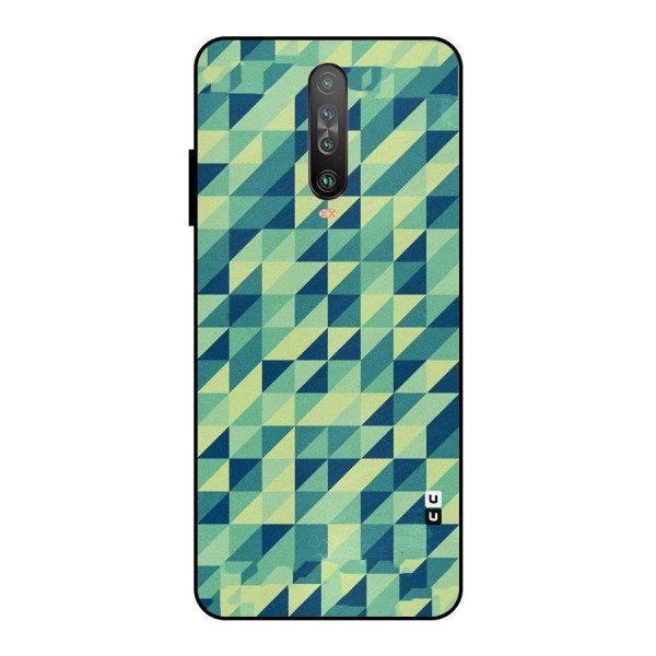 Shady Green Metal Back Case for Poco X2