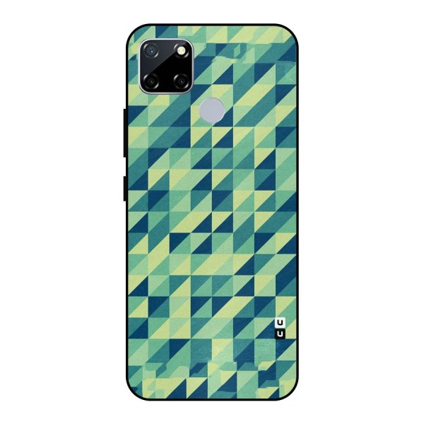Shady Green Metal Back Case for Realme Narzo 30A