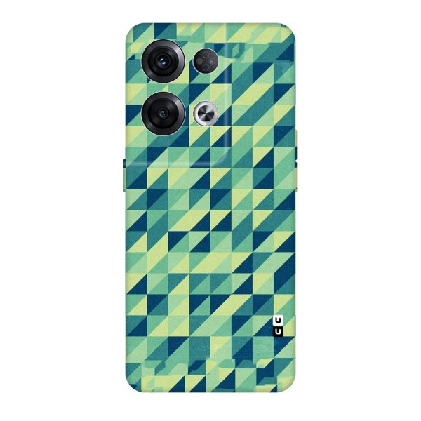Shady Green Original Polycarbonate Back Case for Oppo Reno8 Pro 5G