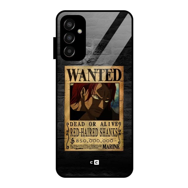Shanks Wanted Glass Back Case for Galaxy F13