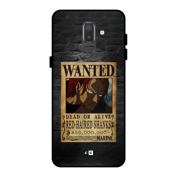 Shanks Wanted Metal Back Case for Galaxy On8 (2018)