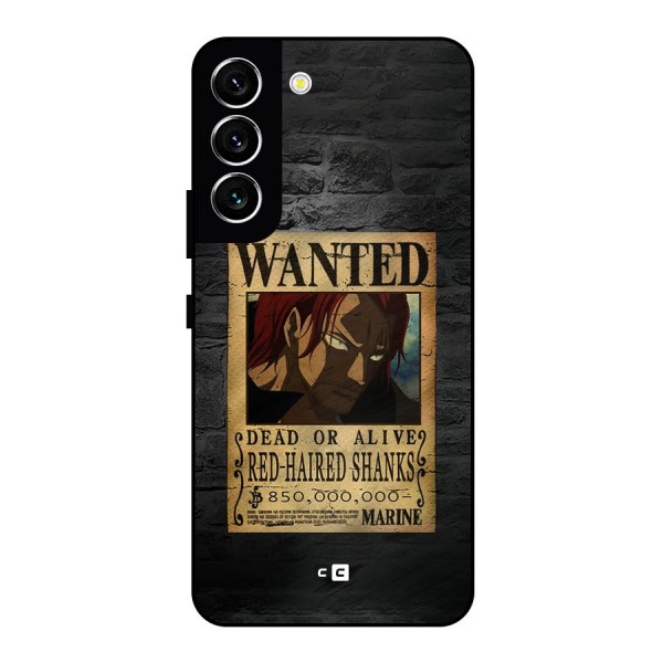 Shanks Wanted Metal Back Case for Galaxy S22 5G