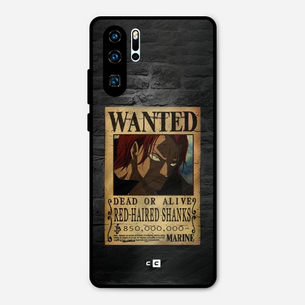 Shanks Wanted Metal Back Case for Huawei P30 Pro