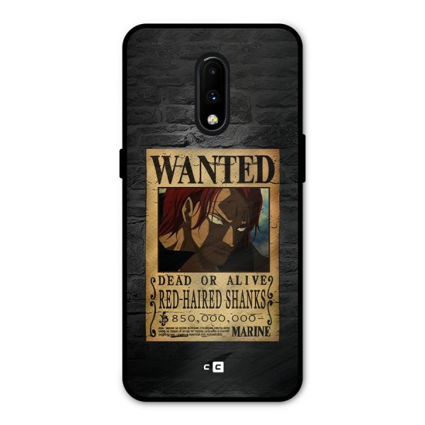 Shanks Wanted Metal Back Case for OnePlus 7