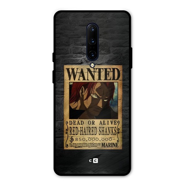 Shanks Wanted Metal Back Case for OnePlus 7 Pro