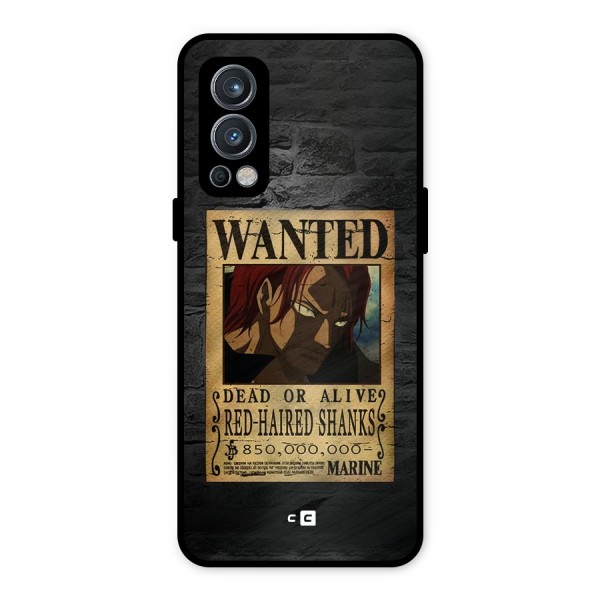 Shanks Wanted Metal Back Case for OnePlus Nord 2 5G