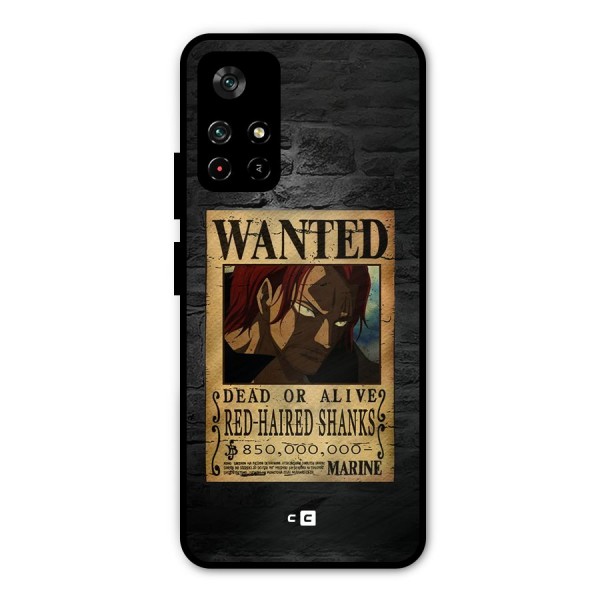 Shanks Wanted Metal Back Case for Poco M4 Pro 5G