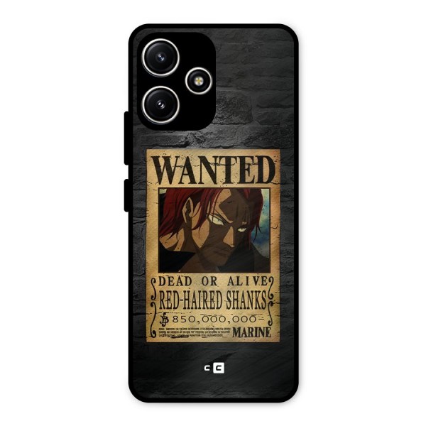 Shanks Wanted Metal Back Case for Poco M6 Pro