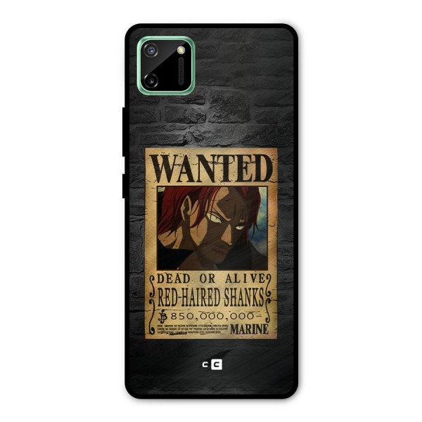 Shanks Wanted Metal Back Case for Realme C11