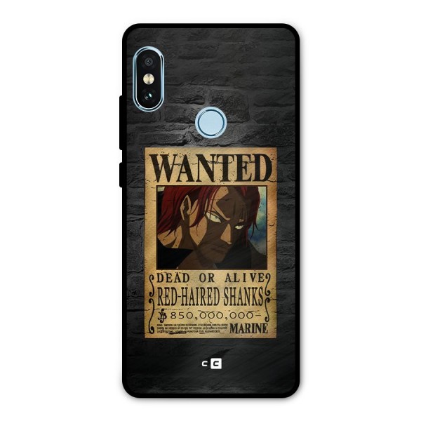 Shanks Wanted Metal Back Case for Redmi Note 5 Pro