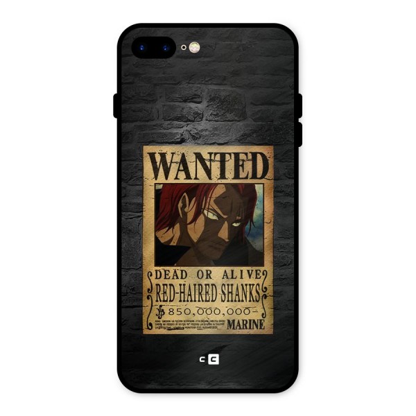 Shanks Wanted Metal Back Case for iPhone 7 Plus