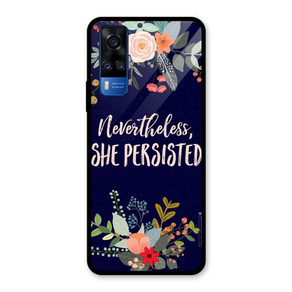 She Persisted Glass Back Case for Vivo Y51