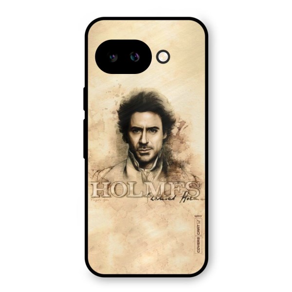 Sherlock Holmes Fan Art Metal Back Case for Google Pixel 9a
