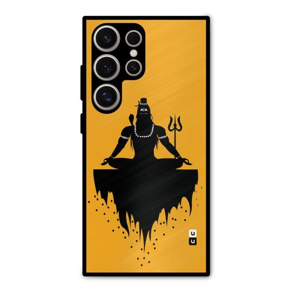 Shiva Meditation Metal Back Case for Galaxy S24 Ultra